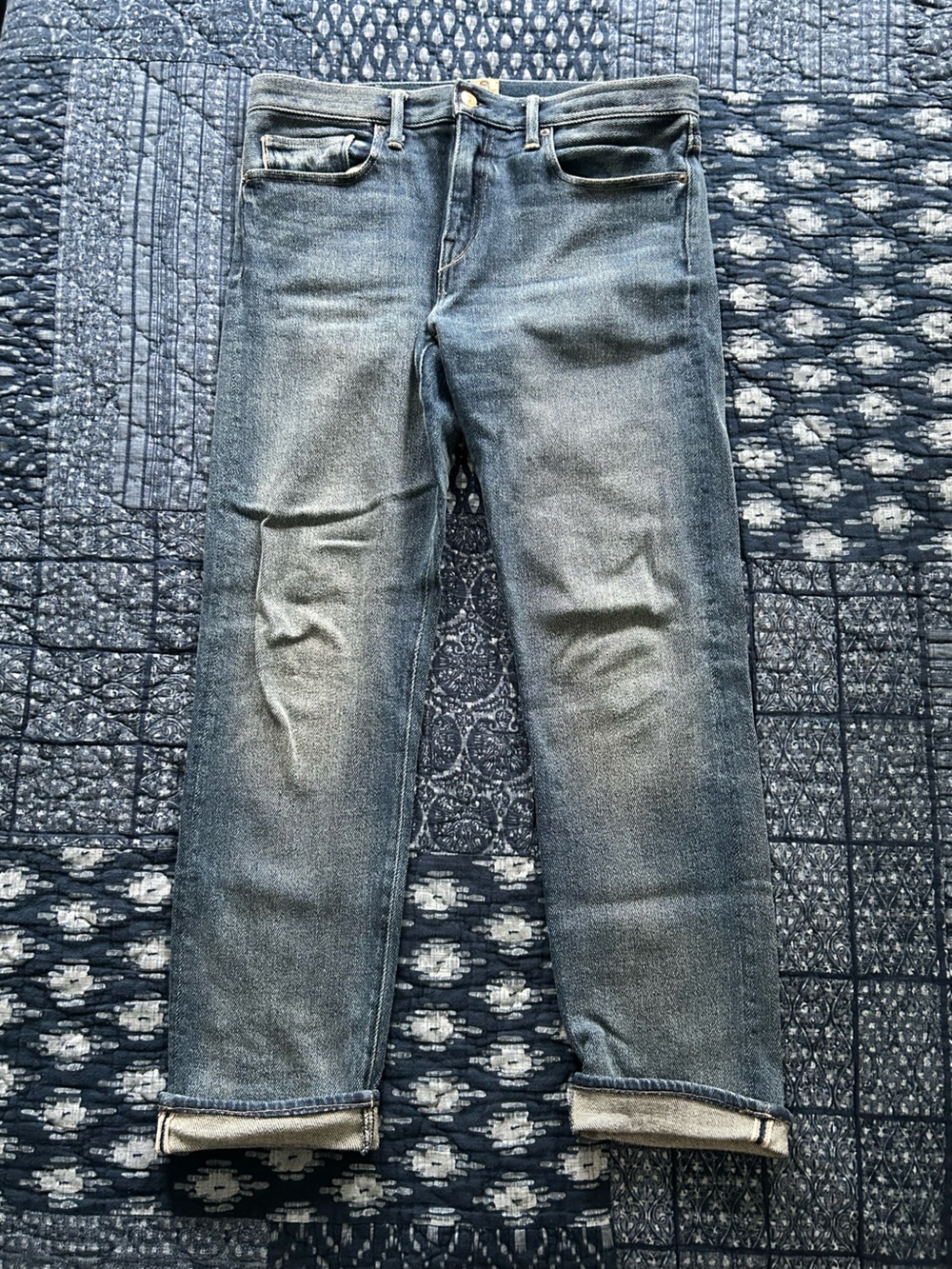 Hiroshi Kato Selvedge “The Pen” Slim fit denim. In special heavy gauge fabric